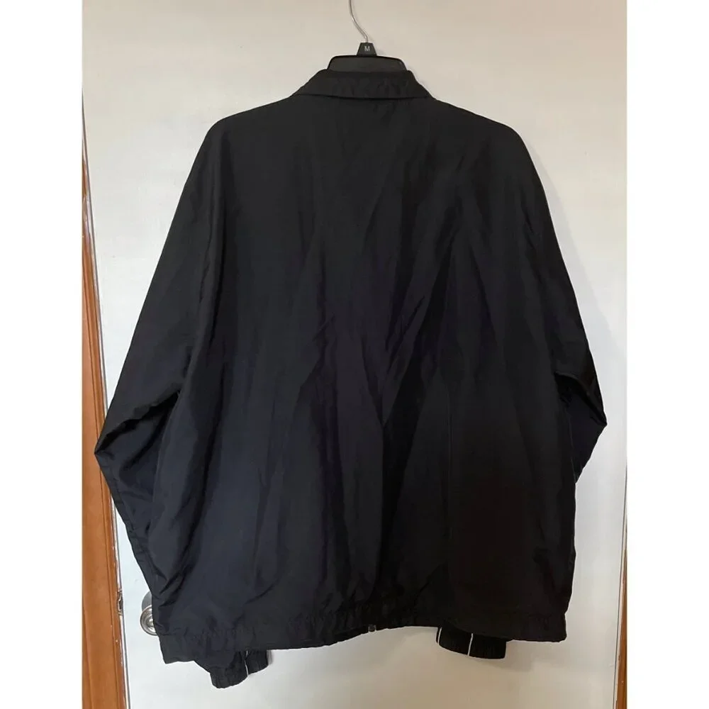 Men's NIKE Lightweight Black Jacket Windbreaker Size XXL - Picture 2 of 6
